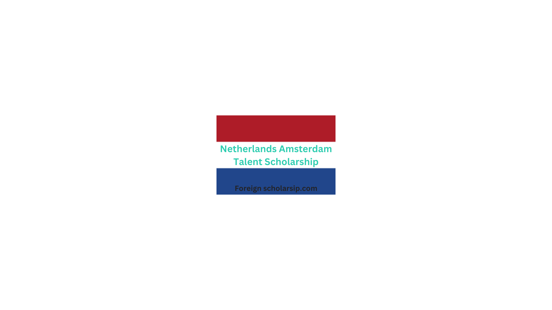 Netherlands Amsterdam Talent Scholarship