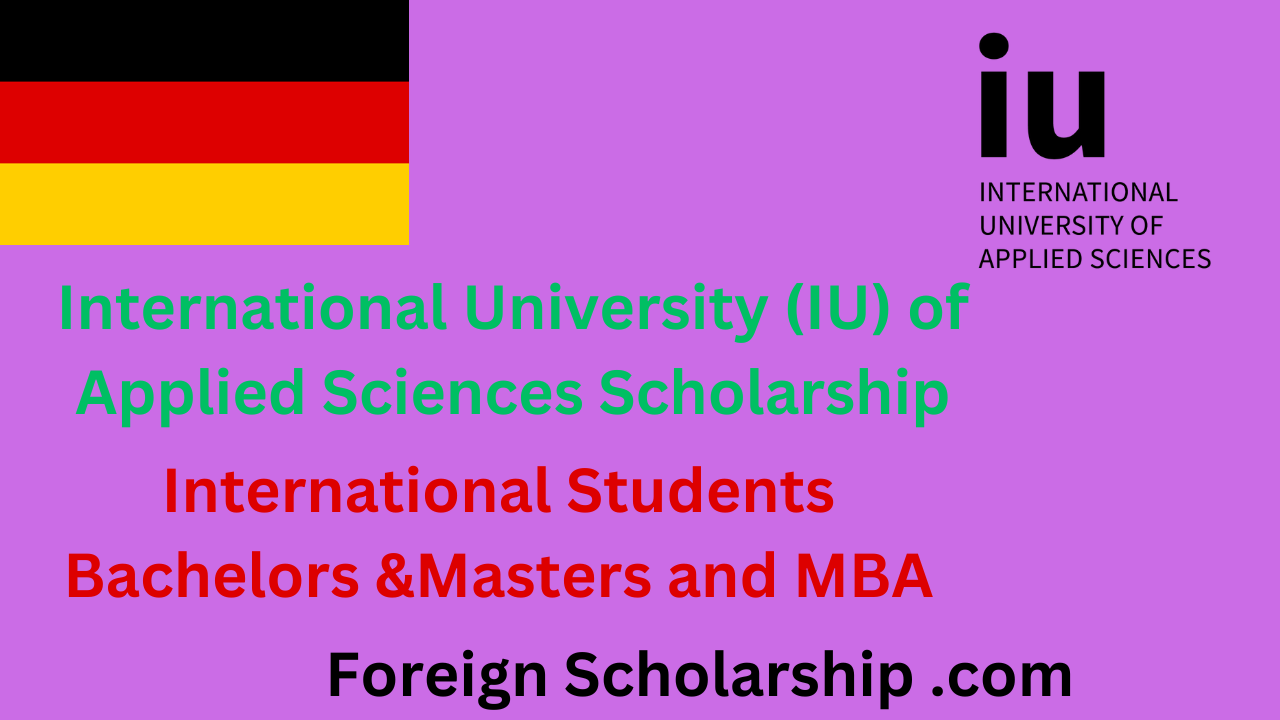 International University (IU) of Applied Sciences Scholarship